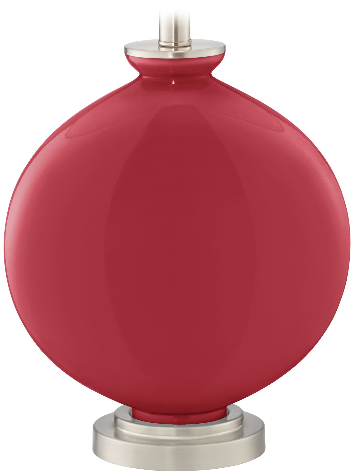 Color Plus Carrie 26 1/2" High Samba Red Table Lamps Set of 2