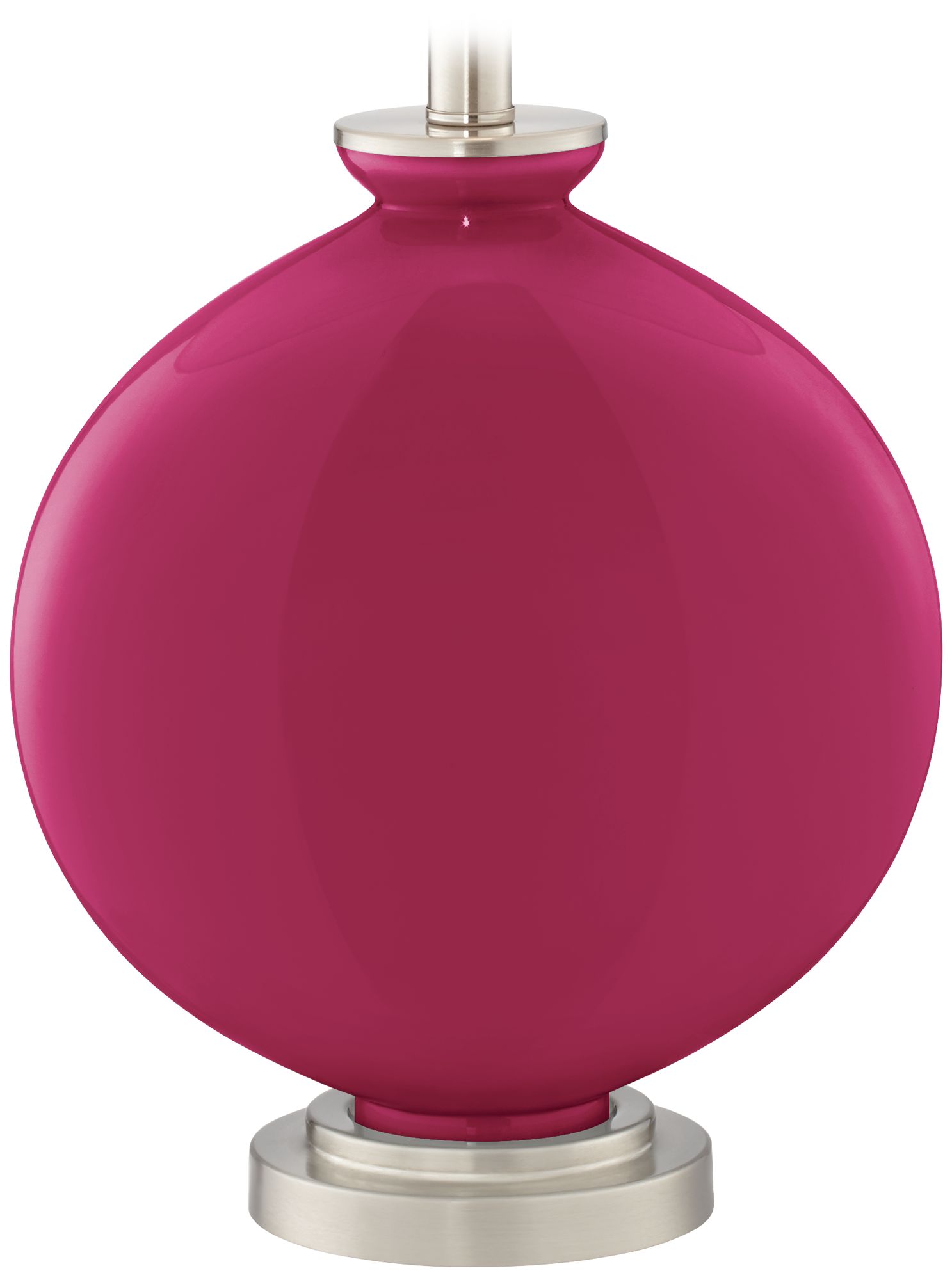Color Plus Carrie 26 1/2" Vivacious Pink Table Lamps Set of 2