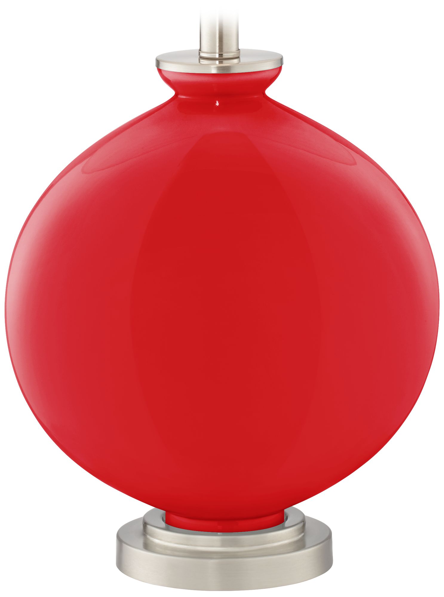 Color Plus Carrie 26 1/2" Bright Red Table Lamps Set of 2