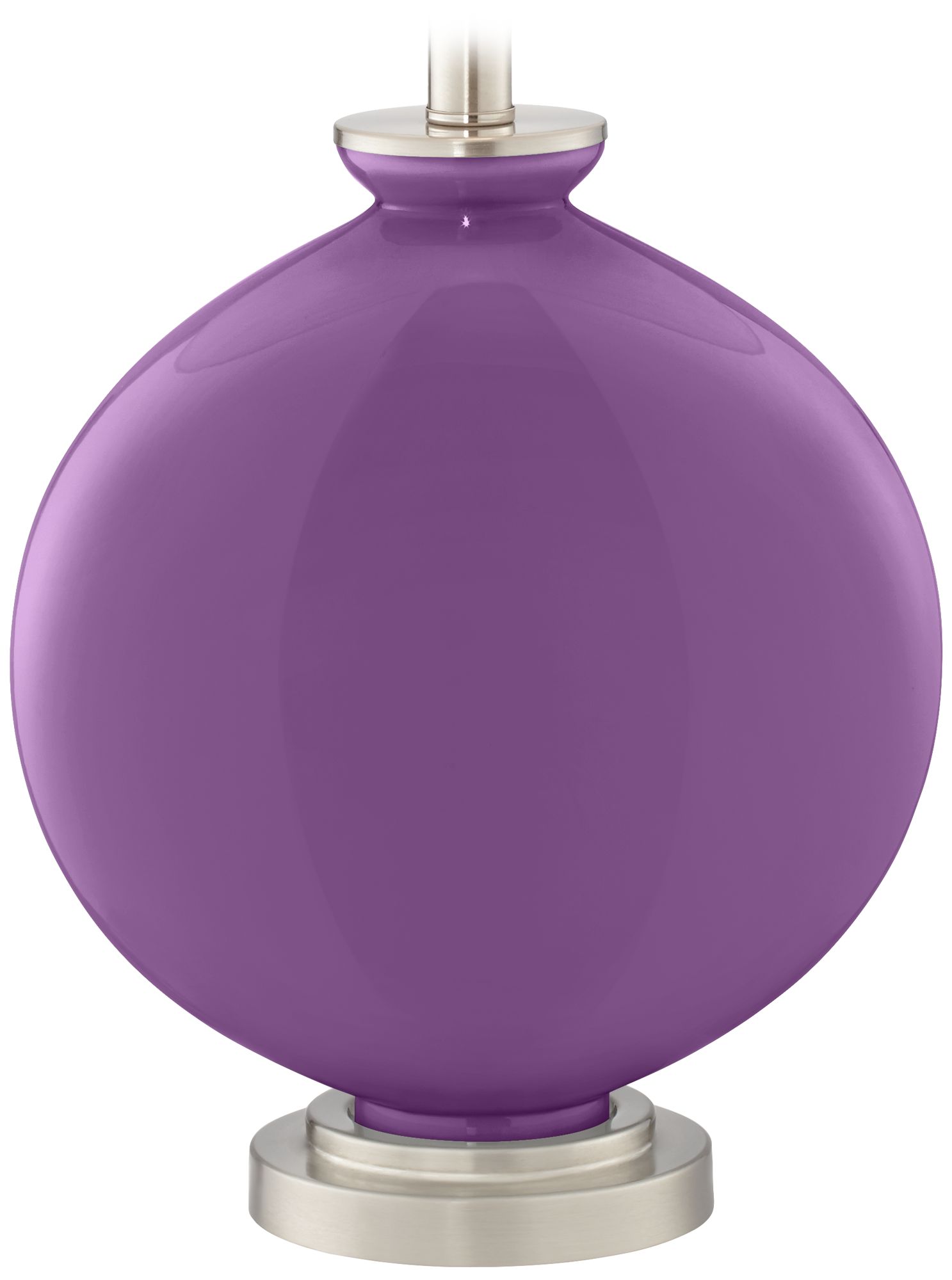 Color Plus Carrie 26 1/2" Passionate Purple Table Lamps Set of 2