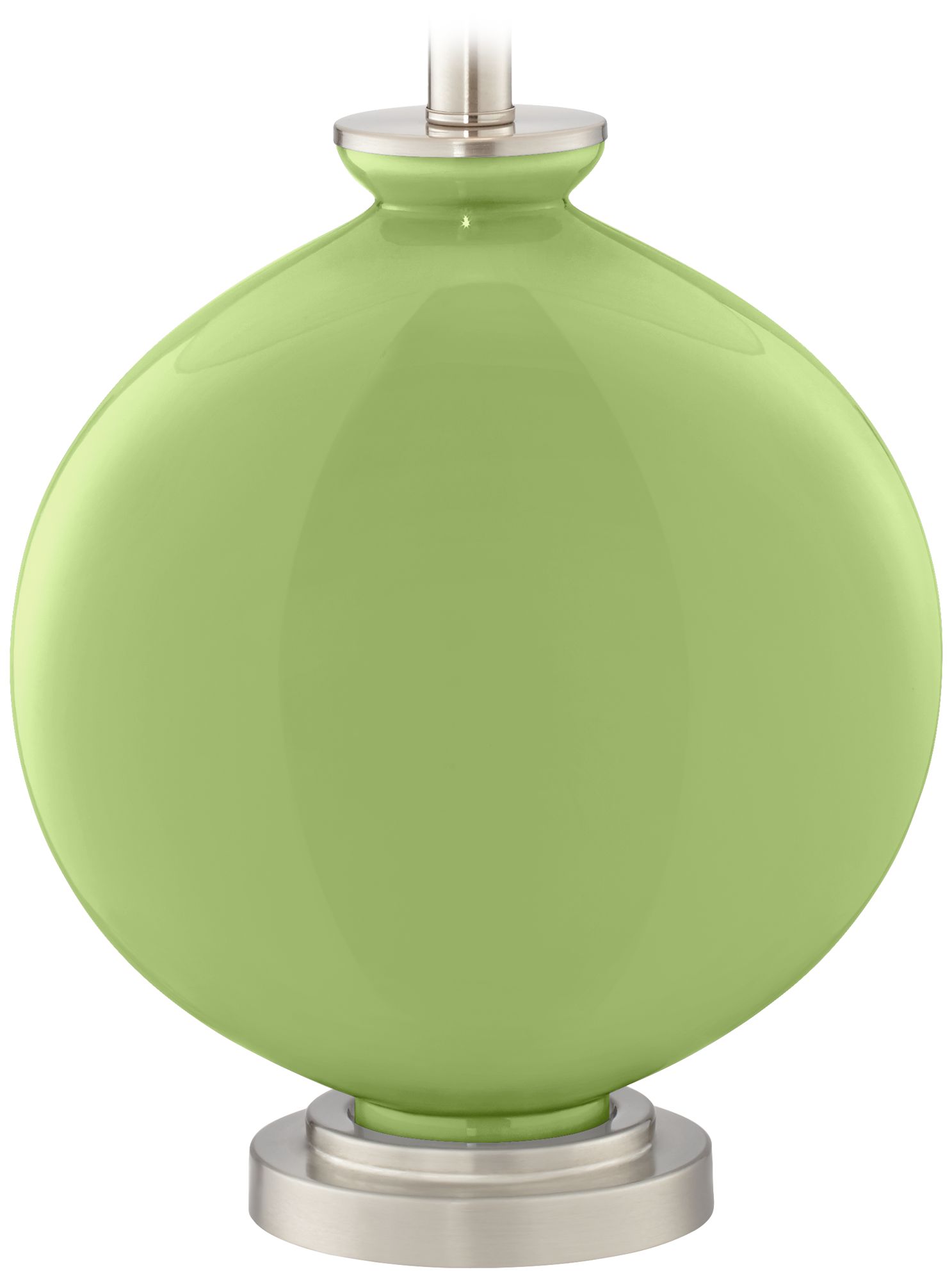 Color Plus Carrie 26 1/2" High Lime Rickey Green Table Lamps Set of 2