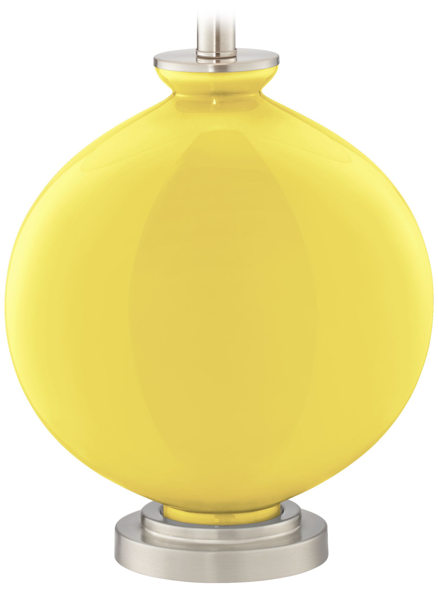 Color Plus Carrie 26 1/2" Lemon Twist Yellow Table Lamp Set of 2
