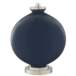 Color Plus Carrie 26 1/2&quot; Modern Glass Naval Blue Table Lamps Set of 2