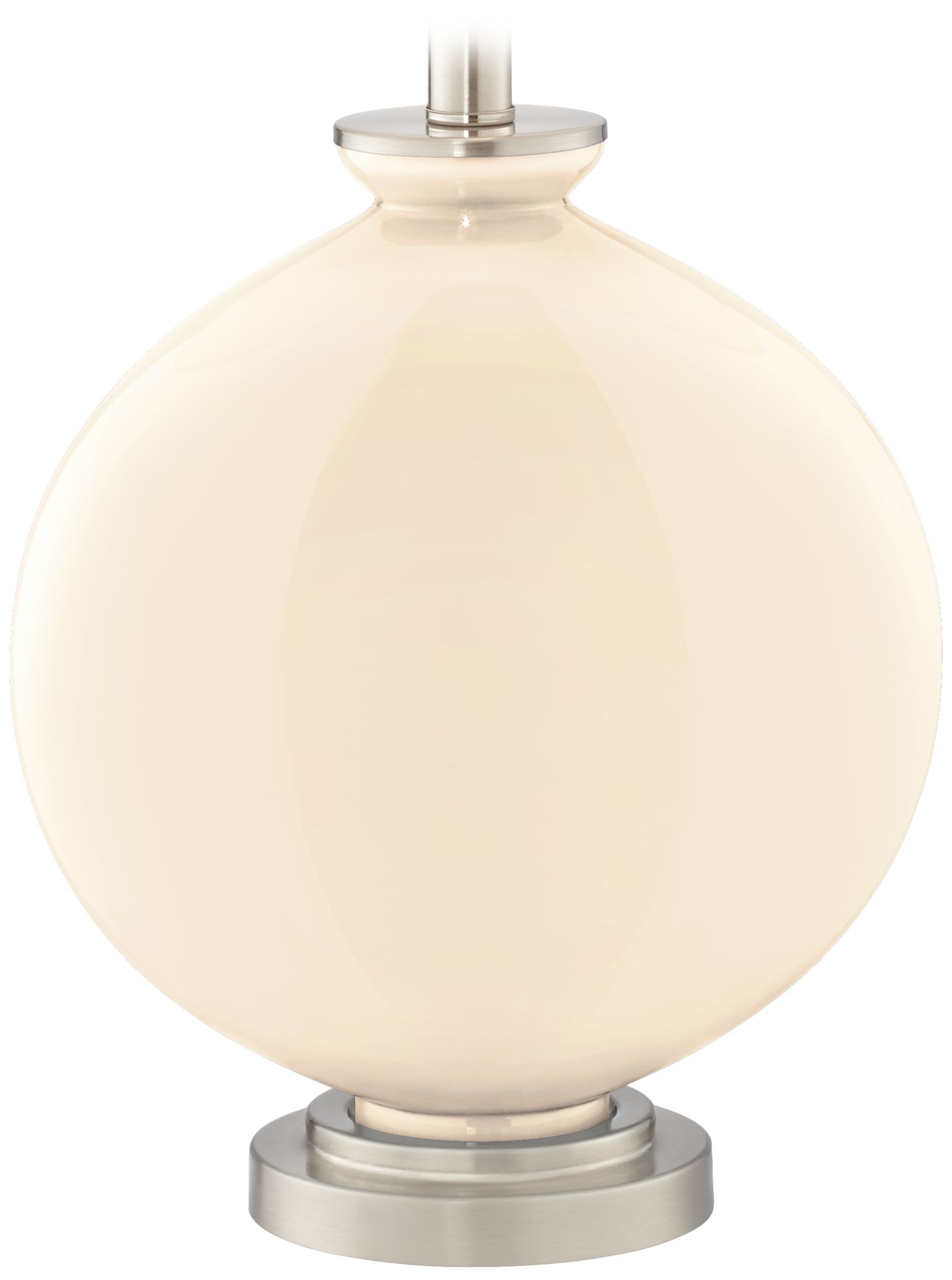 Color Plus Carrie 26 1/2" Steamed Milk White Table Lamps Set of 2