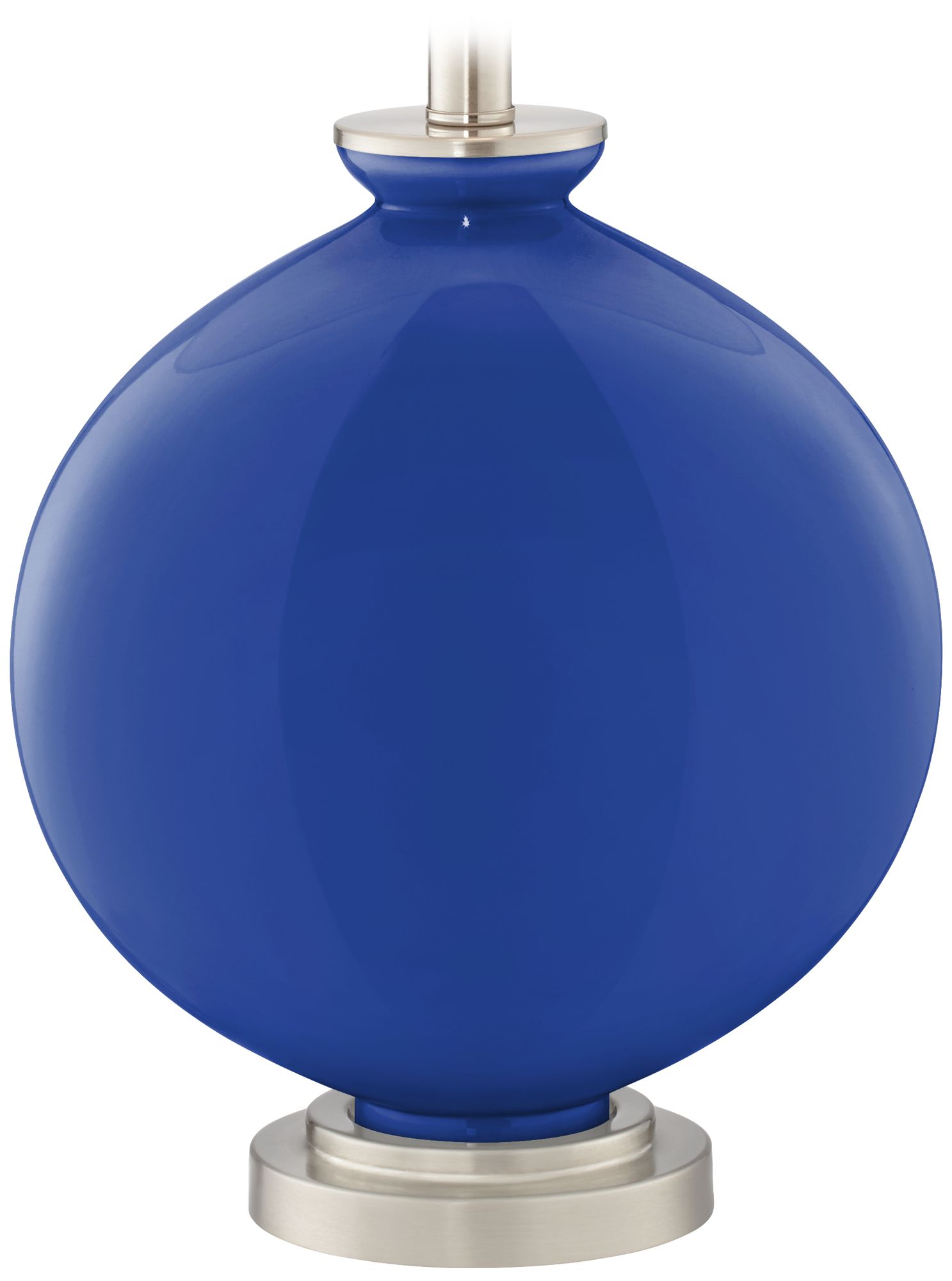 Color Plus Carrie 26 1/2" Dazzling Blue Table Lamp Set of 2