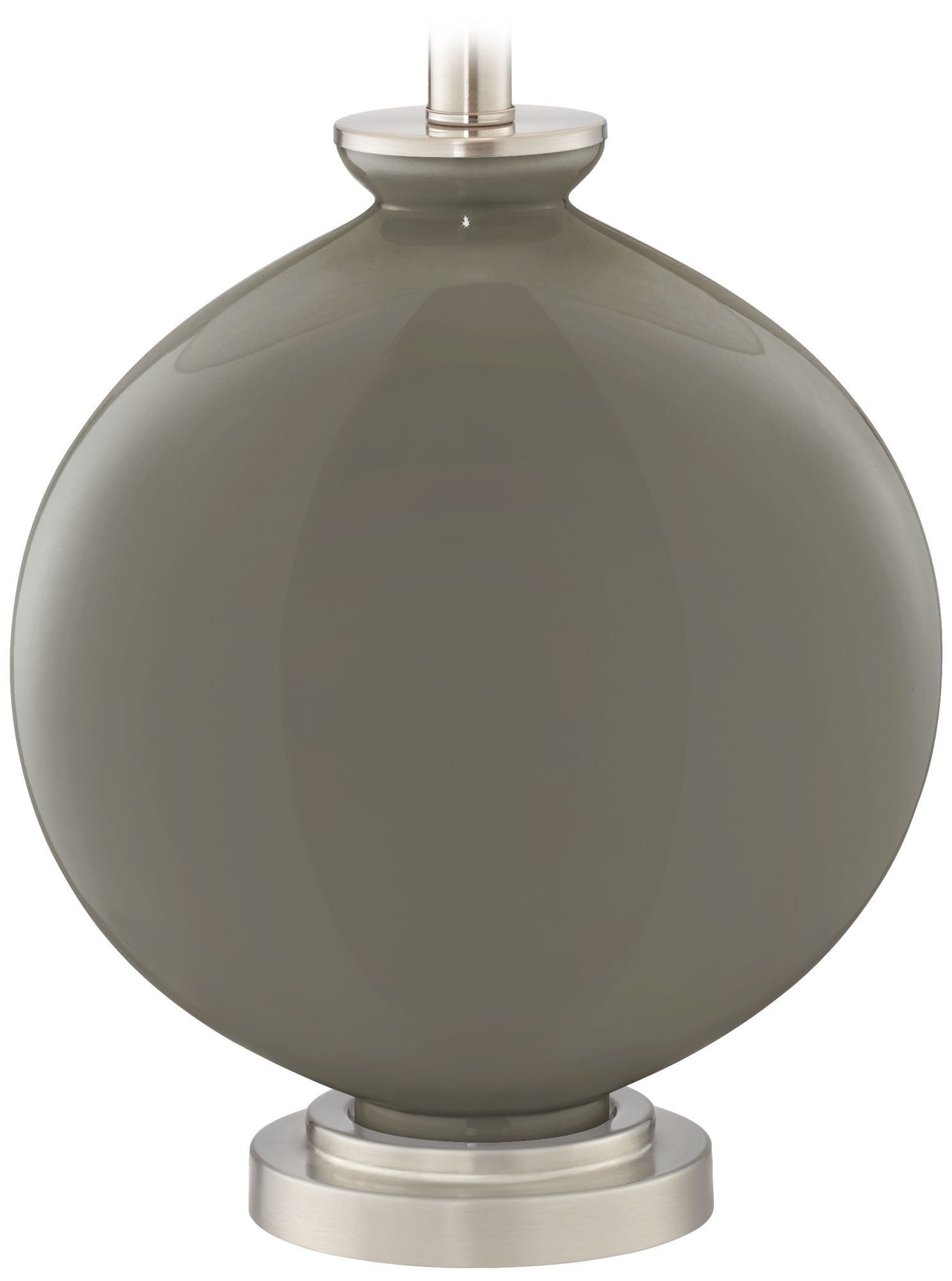 Color Plus Carrie 26 1/2" High Gauntlet Gray Table Lamps Set of 2