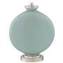 Color Plus Carrie 26 1/2&quot; Modern Aqua-Sphere Blue Table Lamps Set of 2