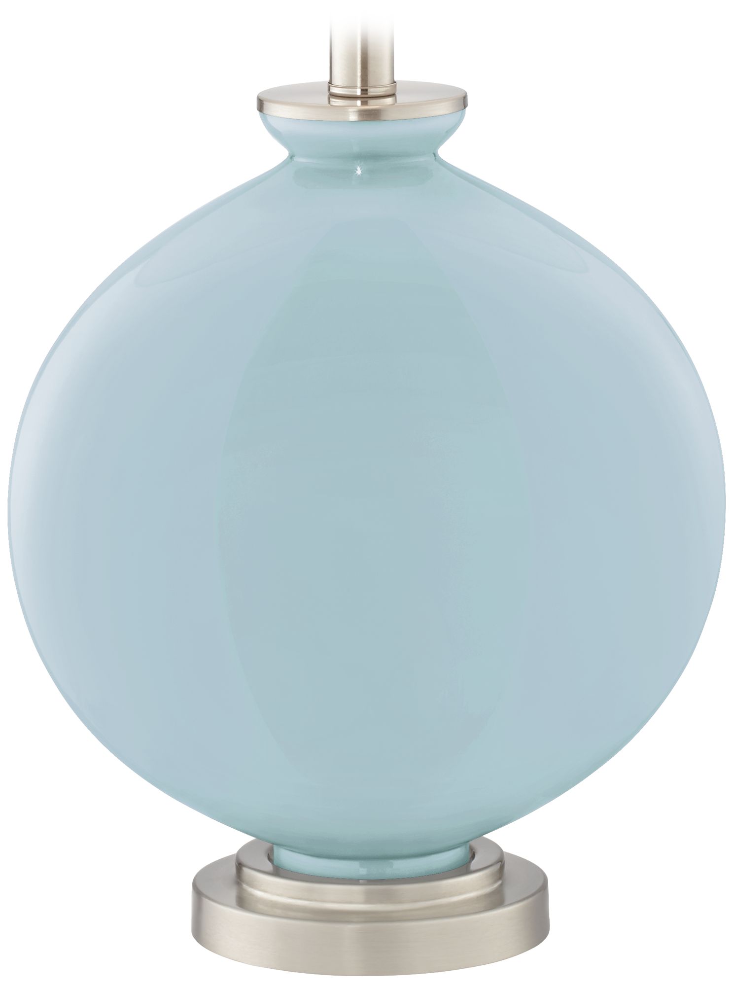 Color Plus Carrie 26 1/2" Vast Sky Blue Table Lamps Set of 2