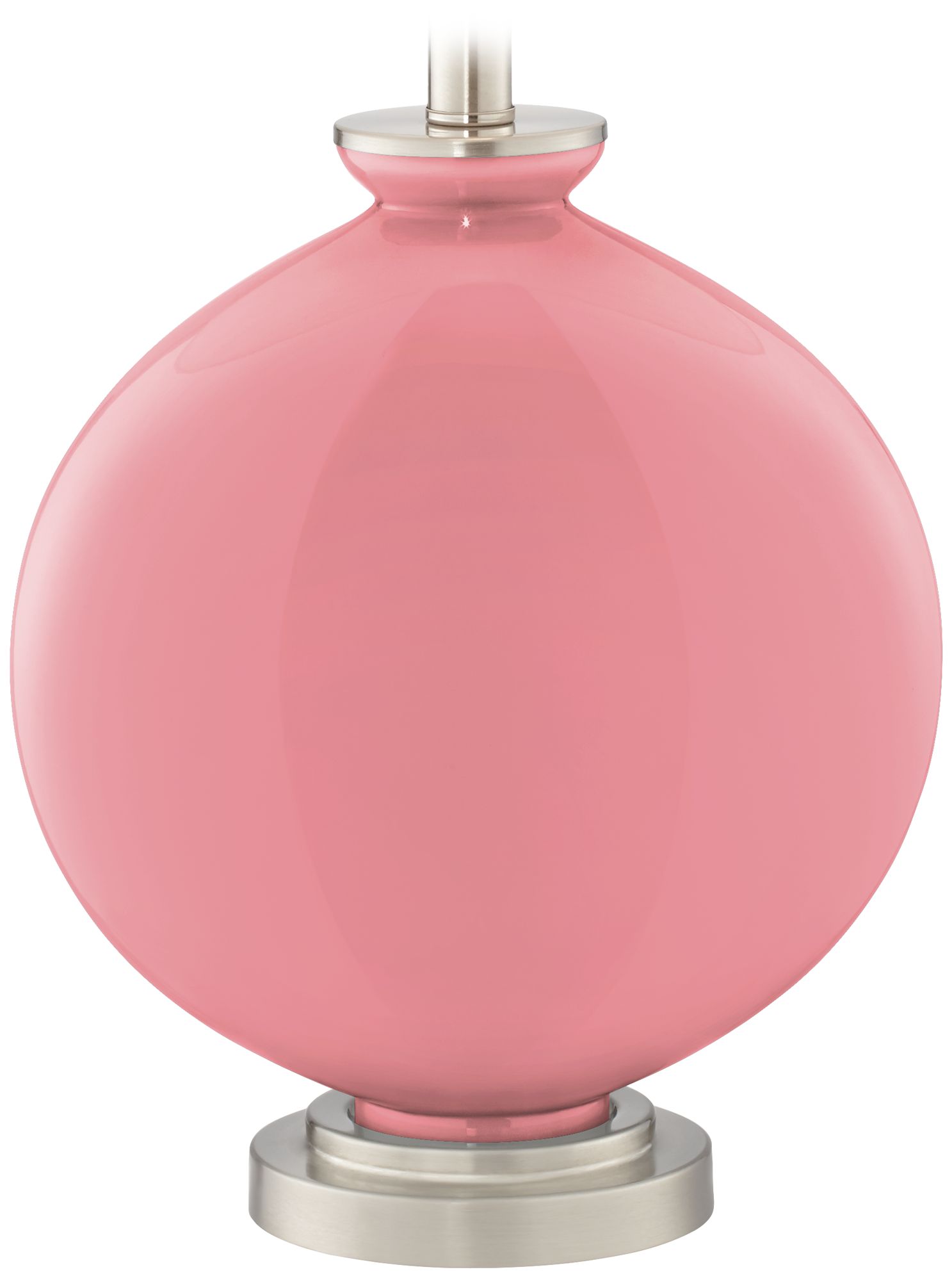 Color Plus Carrie 26 1/2" Modern Haute Pink Table Lamps Set of 2