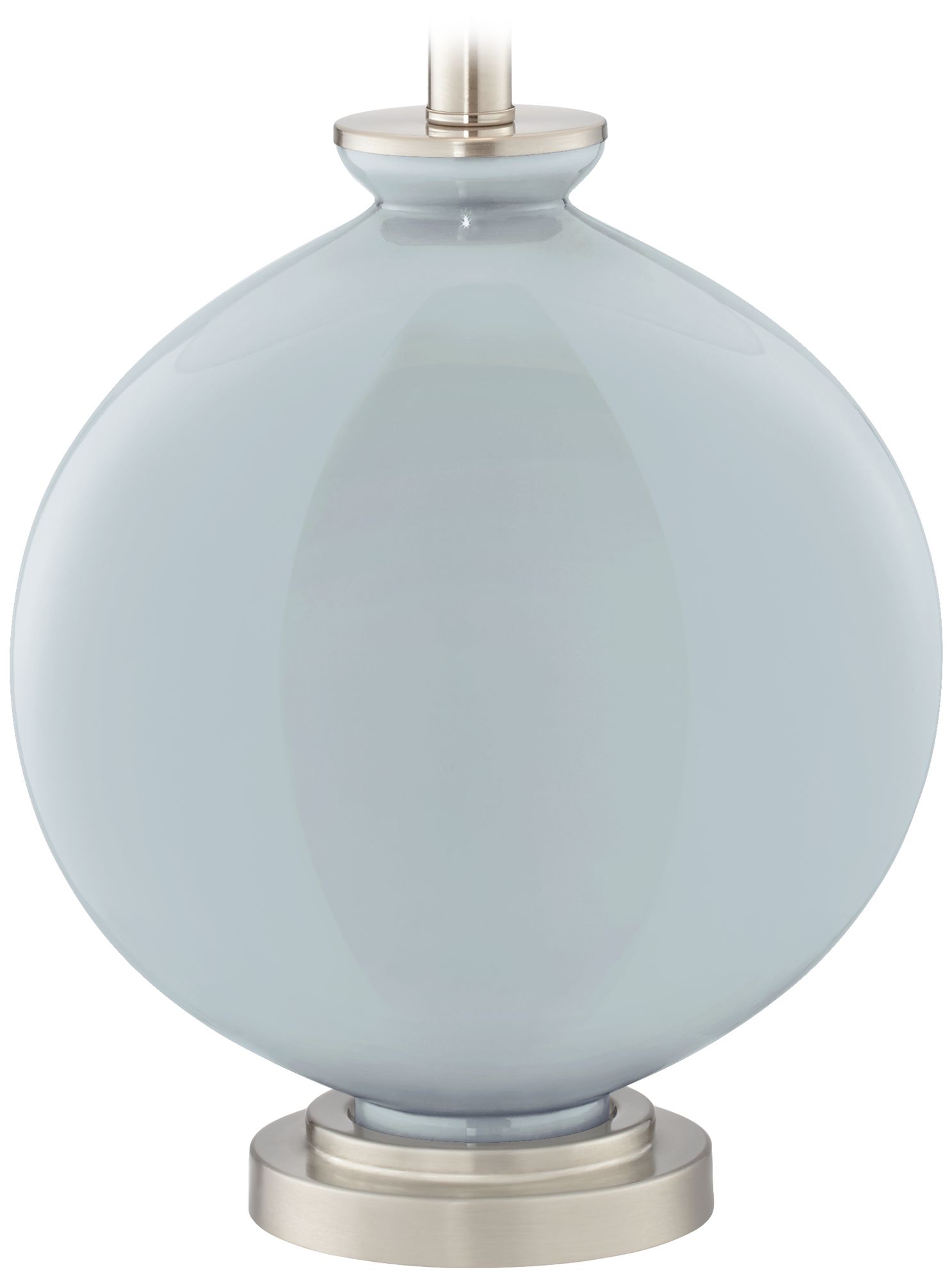 Color Plus Carrie 26 1/2" Modern Take Five Blue Table Lamps Set of 2