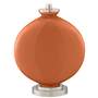 Color Plus Carrie 26 1/2&quot; Modern Robust Orange Table Lamps Set of 2