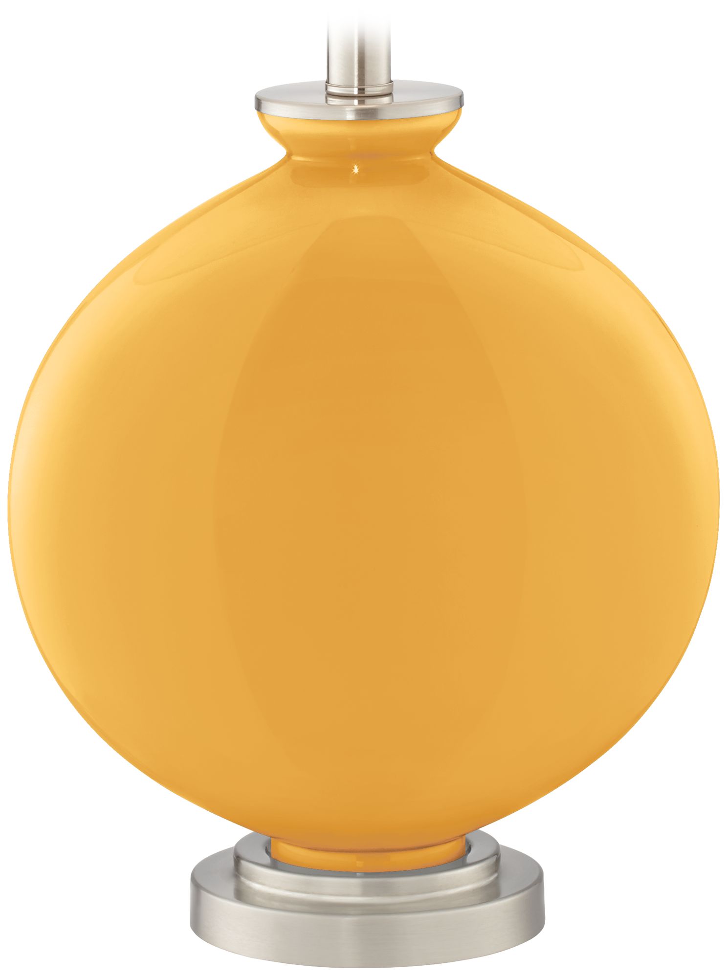 Color Plus Carrie 26 1/2" Marigold Yellow Table Lamps Set of 2