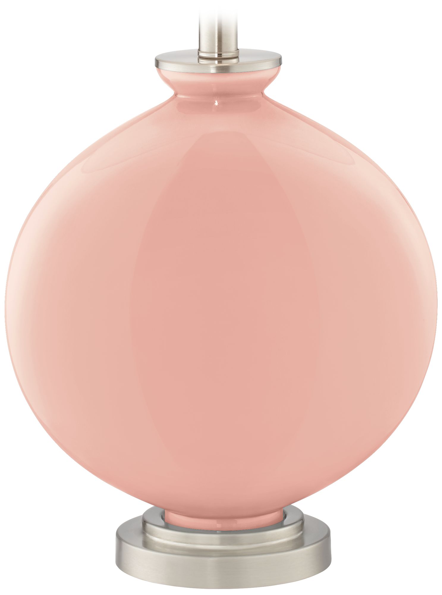 Color Plus Carrie 26 1/2" Coral Pink Table Lamps Set of 2