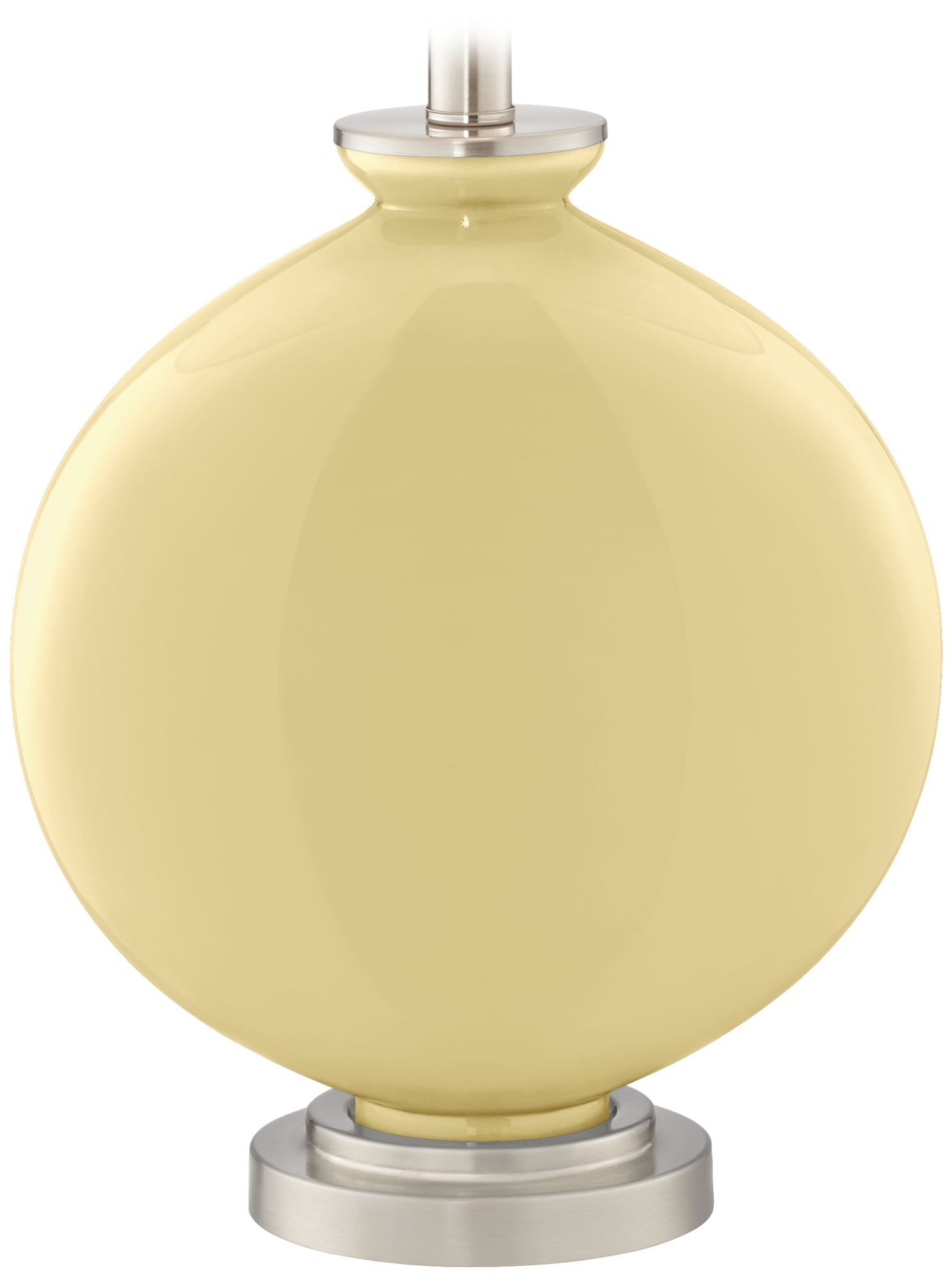 Color Plus Carrie 26 1/2" Butter Up Yellow Modern Table Lamps Set of 2