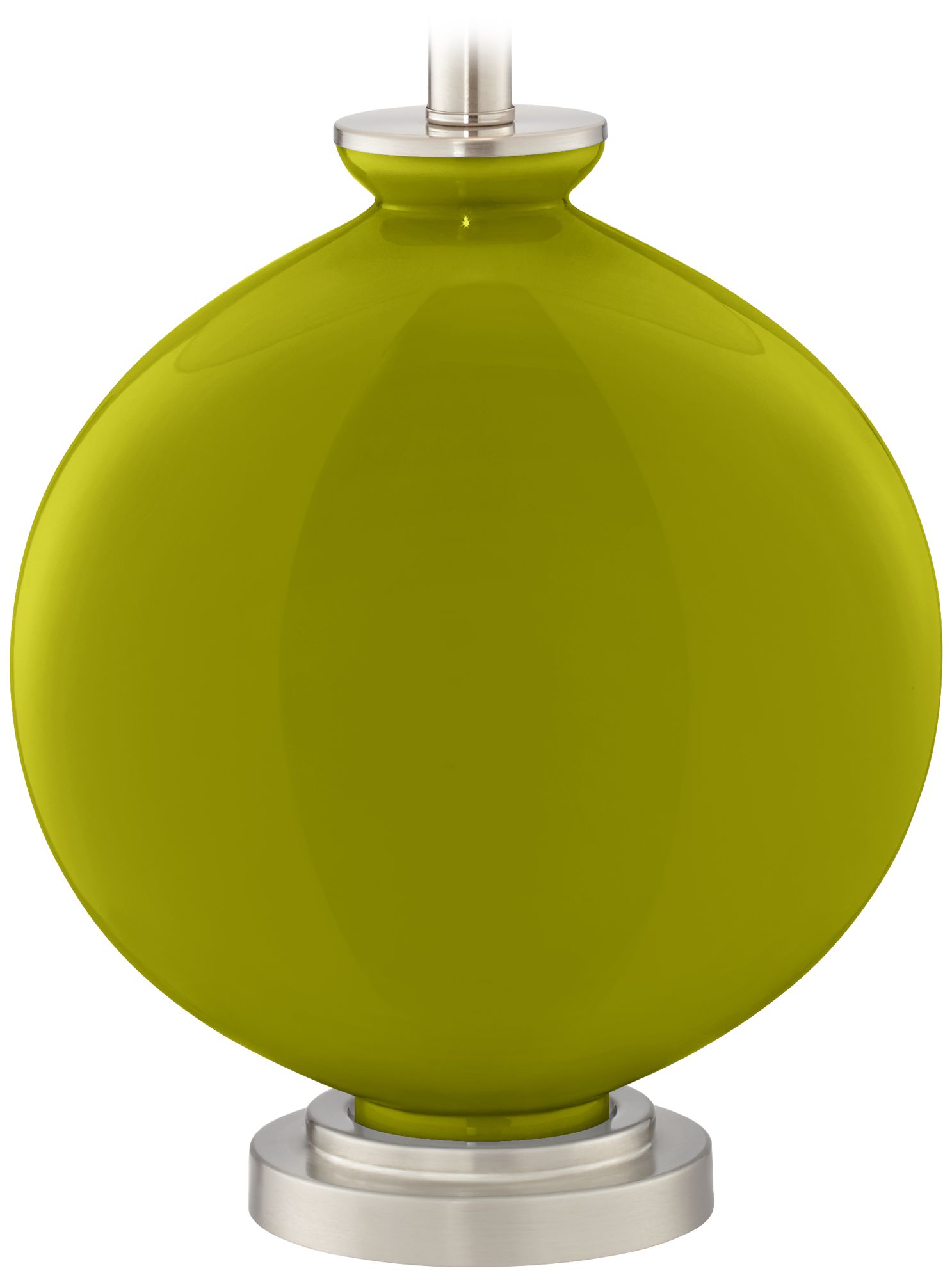 Color Plus Carrie 26 1/2" Modern Olive Green Table Lamps Set of 2