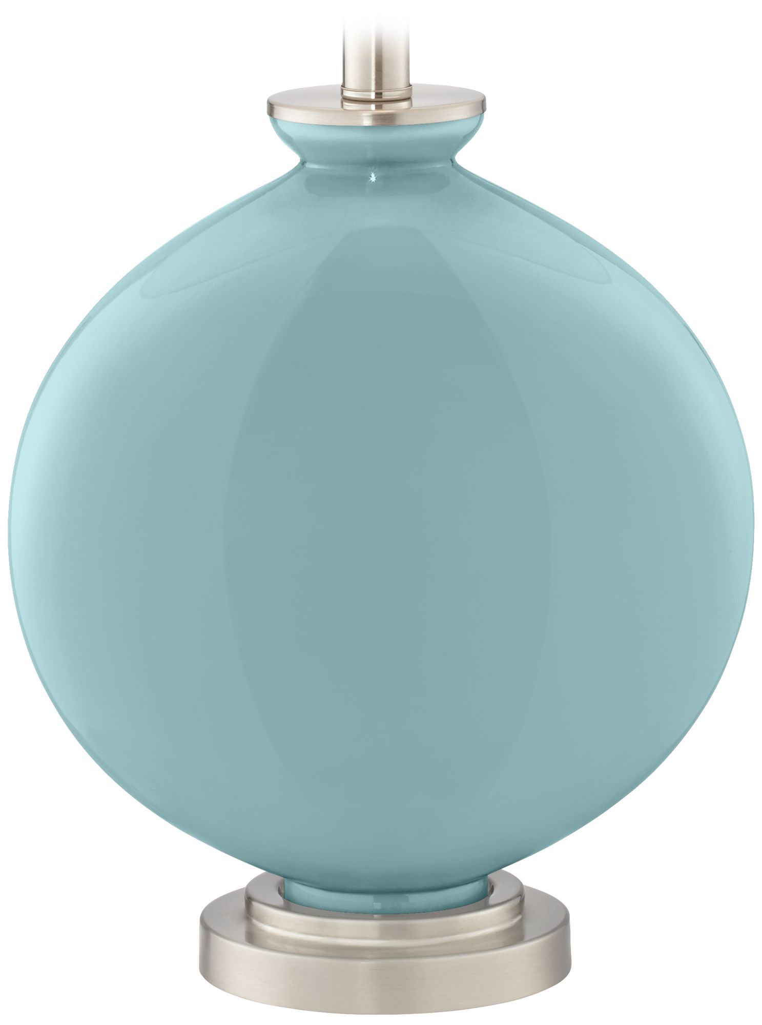 Color Plus Carrie 26 1/2" Modern Raindrop Blue Table Lamps Set of 2