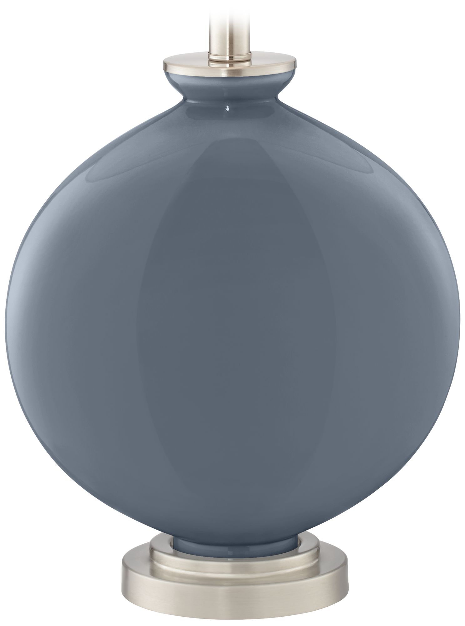 Color Plus Carrie 26 1/2" Granite Peak Gray Table Lamps Set of 2