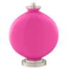 Color Plus Carrie 26 1/2&quot; Modern Fuchsia Pink Table Lamps Set of 2