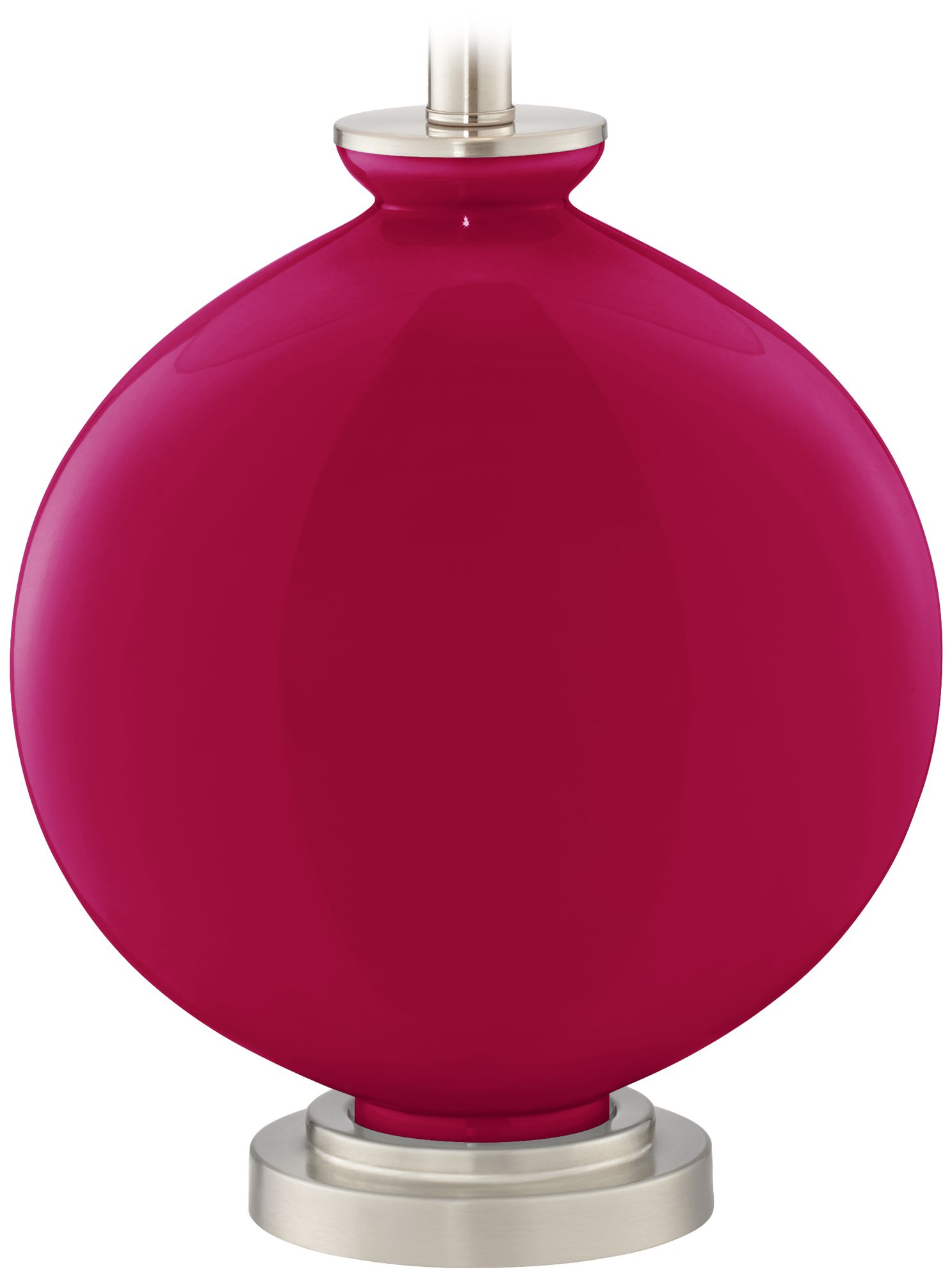 Color Plus Carrie 26 1/2" French Burgundy Red Table Lamps Set of 2