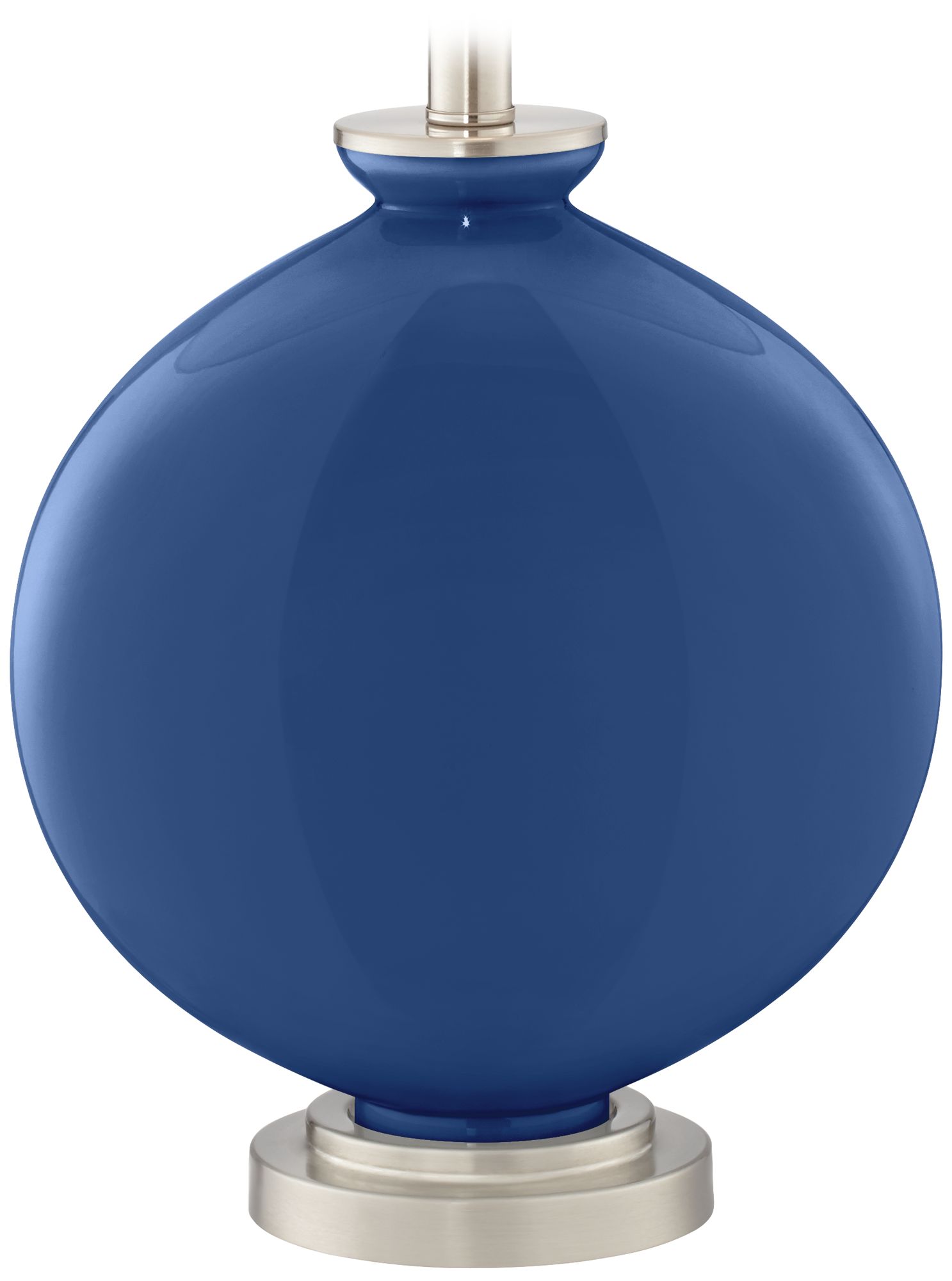 Color Plus Carrie 26 1/2" Monaco Blue Table Lamps Set of 2