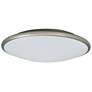 1_17-in Nickel LED Flush Mount Light