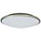 17-in Nickel LED Flush Mount Light