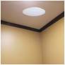 2_17-in White LED Flush Mount Light more views