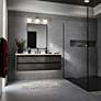 1_Kichler Benno 24 1/2" Wide Champagne Bronze 3-Light Bath Light in scene