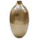 18.5" Gold Streak Round Vase