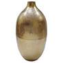 18.5" Gold Streak Round Vase