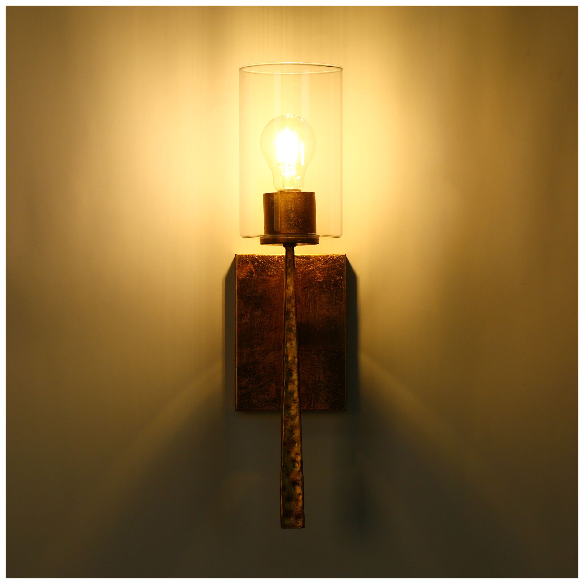 Image 2 18.5" High Gold Armed Wall Sconce more views