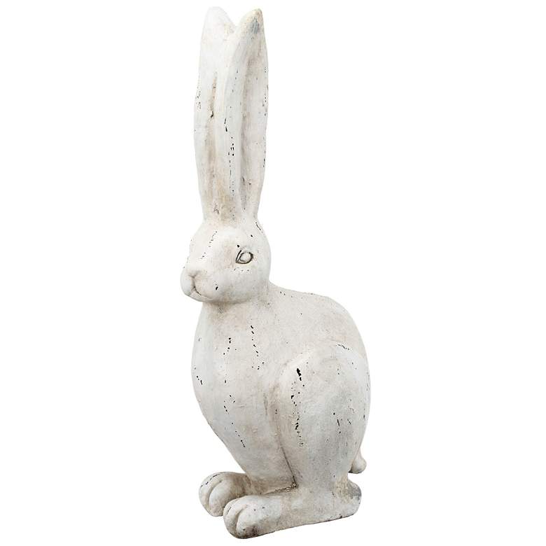 Image 1 18.5" White Rabbit Figurine