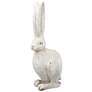 18.5" White Rabbit Figurine