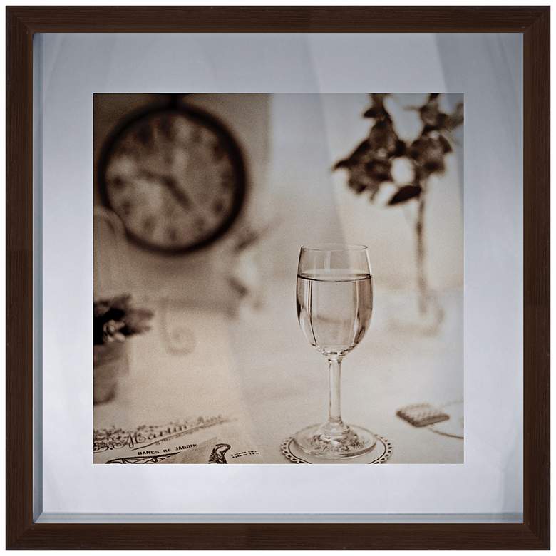 Image 1 18.5 inch x 18.5 inch Sepia Wine II