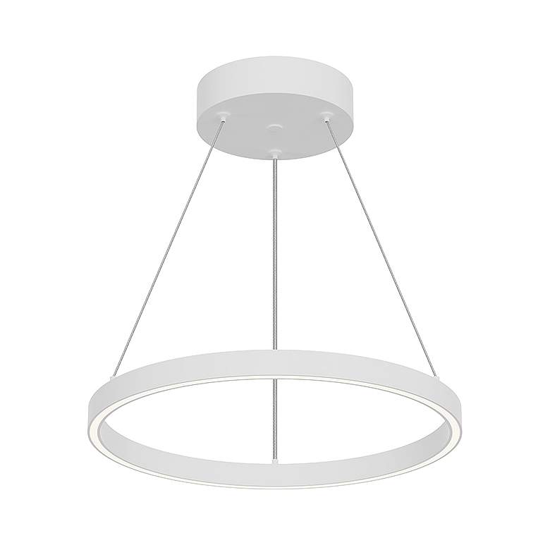 Image 1 18-in Pendant Kuzco Cerchio LED White