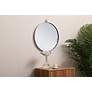 Thumbnail3 of 18-in W x 18-in H Metal Frame Round Wall Mirror in Silver more views