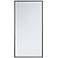 18-in W x 36-in H Metal Frame Rectangle Wall Mirror in Black