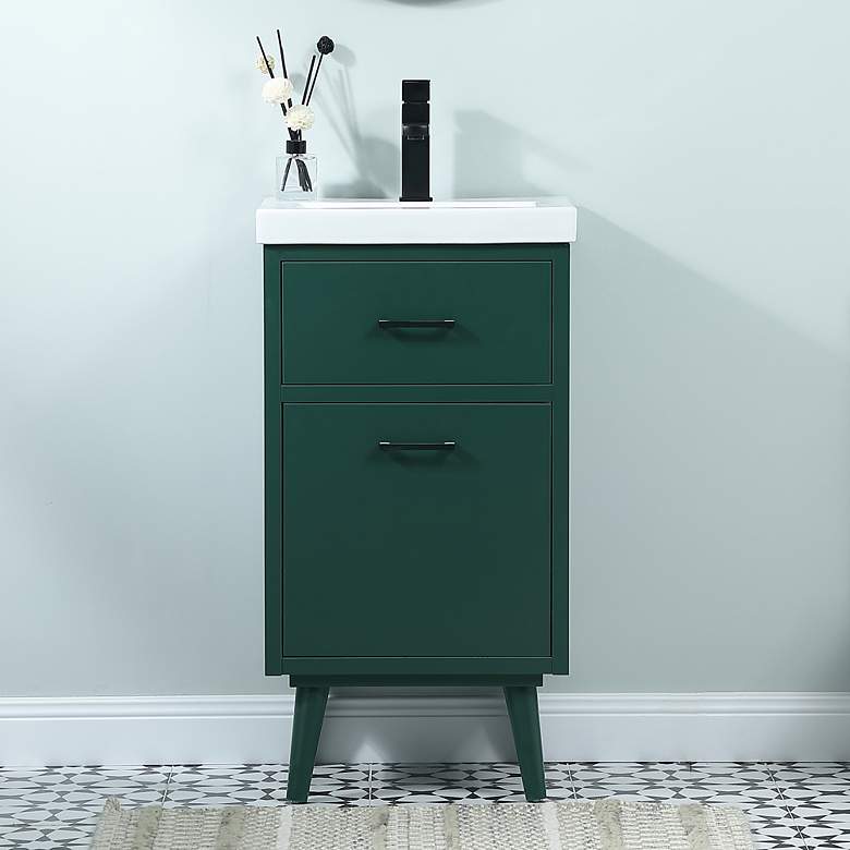Image 1 18 Inch Bathroom Vanity