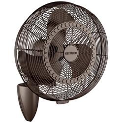 18" Kichler Pola Satin Natural Bronze Outdoor Wall Fan
