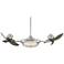 18" Possini Euro Stone Castle Dual Head LED Ceiling Fan