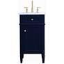 2_18 Inch Single Bathroom Vanity In Blue