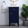 1_18 Inch Single Bathroom Vanity In Blue