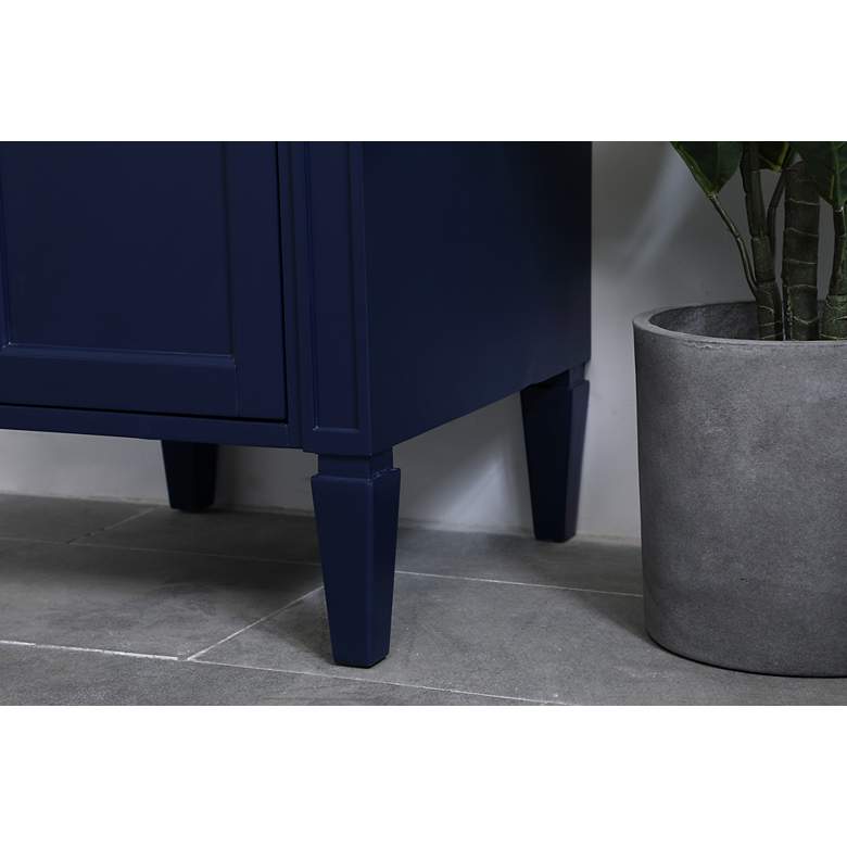 Image 6 18 Inch Single Bathroom Vanity In Blue more views