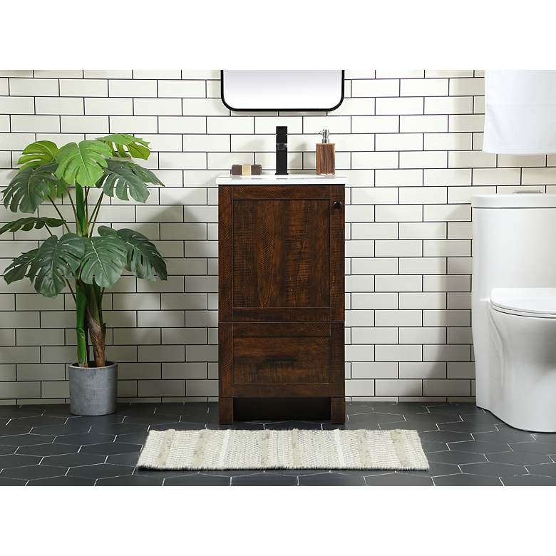 Image 3 18 Inch Single Bathroom Vanity In Expresso more views