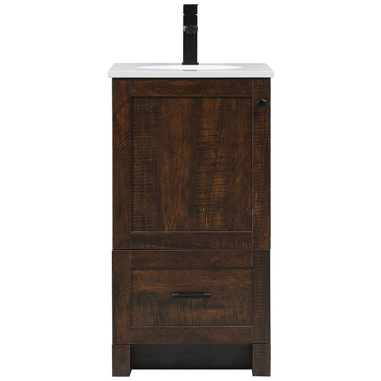 Image 4 18 Inch Single Bathroom Vanity In Expresso more views