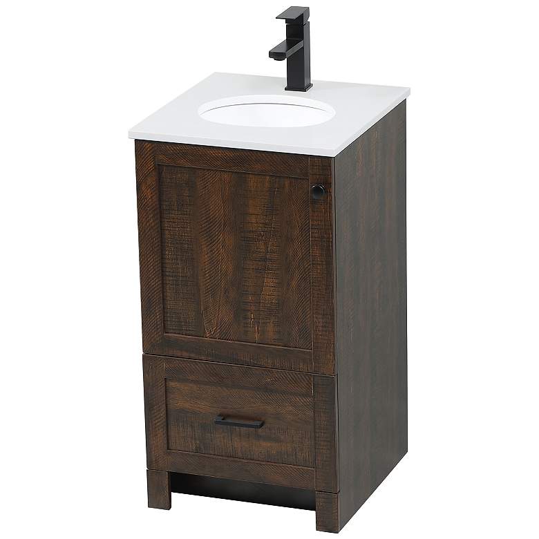 Image 6 18 Inch Single Bathroom Vanity In Expresso more views