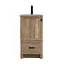 Thumbnail3 of 18 Inch Single Bathroom Vanity In Natural Oak more views