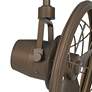 Thumbnail3 of 18" Wide Casa Vieja Big Sky Bronze Damp Rated Fan with Wall Control more views