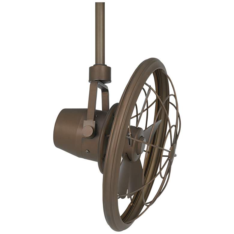 Image 6 18" Wide Casa Vieja Big Sky Bronze Damp Rated Fan with Wall Control more views