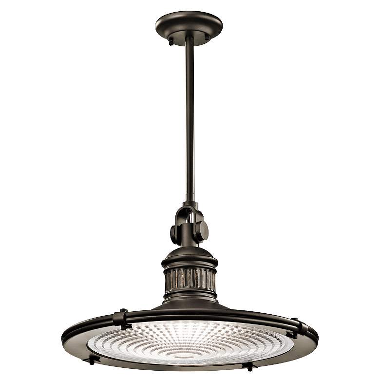 Image 1 18"Wx12.25"H 1LT SAYRE PENDANT BRONZE